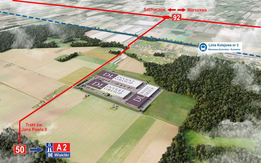 3966 m² Nowoczesnej powierzchni magazynowe pod Warszawą