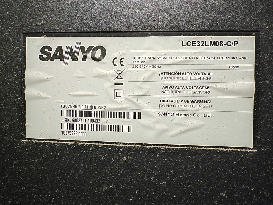TV LCD SANYO LCE32LM 32polegadas