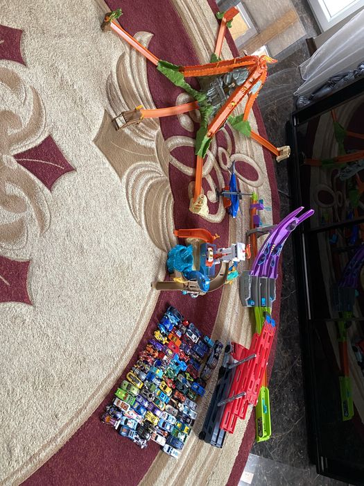 Hot Wheels треки машины грузовик трасса