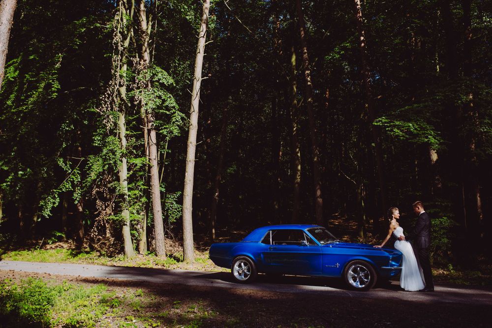 Mustangiem do ślubu. Ford Mustang 1967 V8