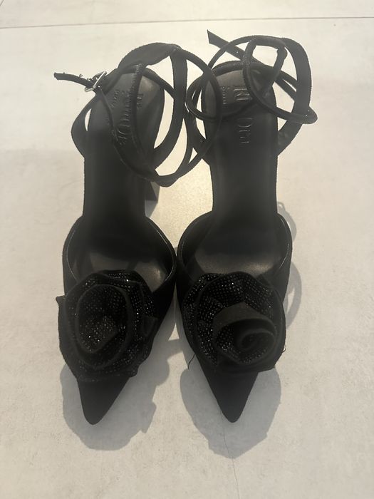 Buty na obcasie czarne