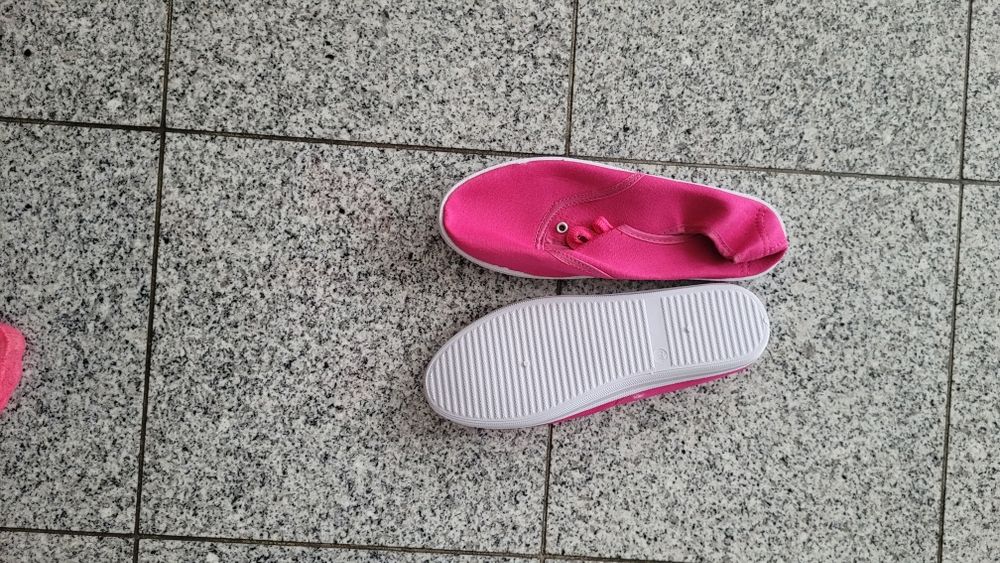 Trampki różowe szkola biala podeszwa nowe rozmiar 40