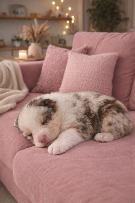 Pastor australiano red merle