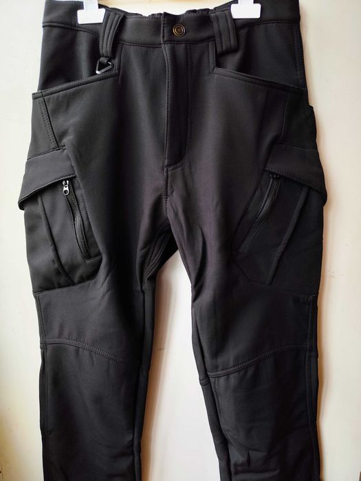 Штаны утеплённые мужские на флисе 46р