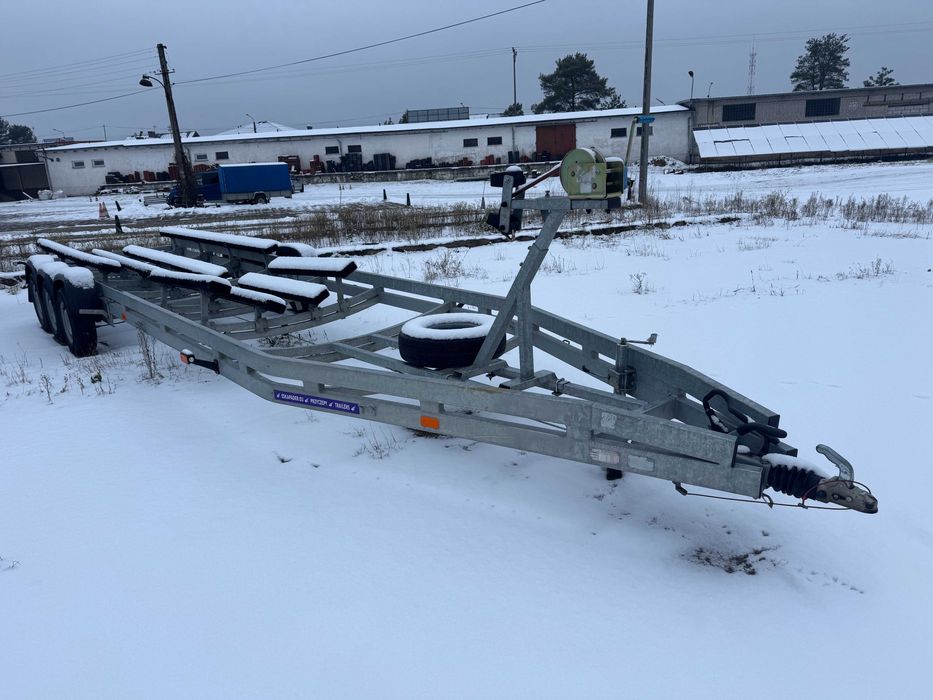 Przyczepa pod łodziowa WIDPOL, salon PL, jak nowa