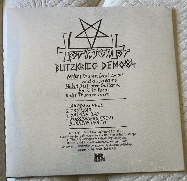 Tormentor - Blitzkrieg Demo ‘84 Mini LP - KREATOR
