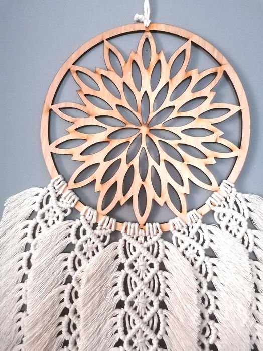 Łapacz snów Makrama ścienna Dekoracja wnętrz BOHO