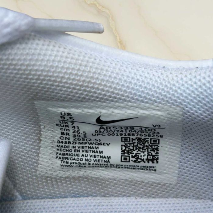 Nike Air Force 1 Sage Low damskie białe sneakersy adidasy platforma AF1 campus back to school skóra