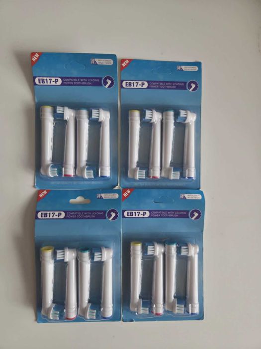 Końcówki do szczoteczki elektrycznej Oral-B zamienniki 16 sztuk