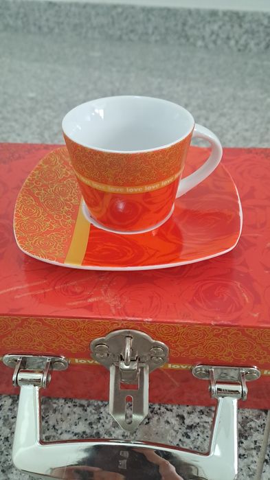 Conjunto de 2 chávenas de café NOVAS - Disponível