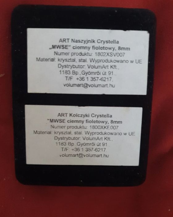 Naszyjnik i kolczyki Crystella