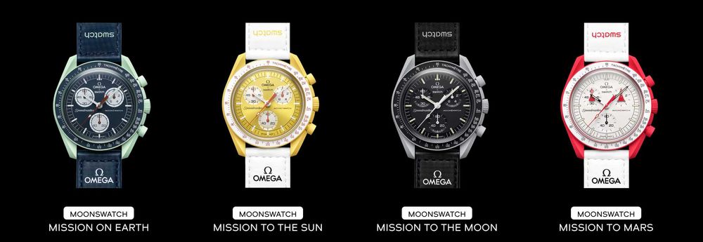 Swatch x Omega MoonSwatch SO33M700,SO33B700,SO33A100,SO33N703L