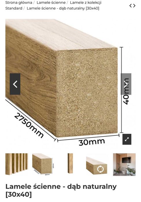 Panele ścienne lamele