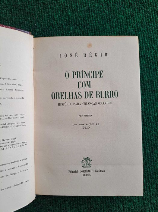 O Princípe com Orelhas de Burro - José Régio