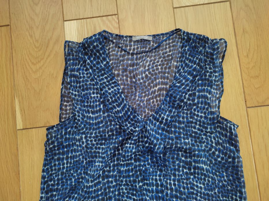 koszulka szerokie szelki top cętki 34 XS Orsay