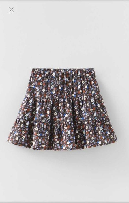 Спідничка шорти ZARA джинсова спідниця джинсовая юбка шорты next