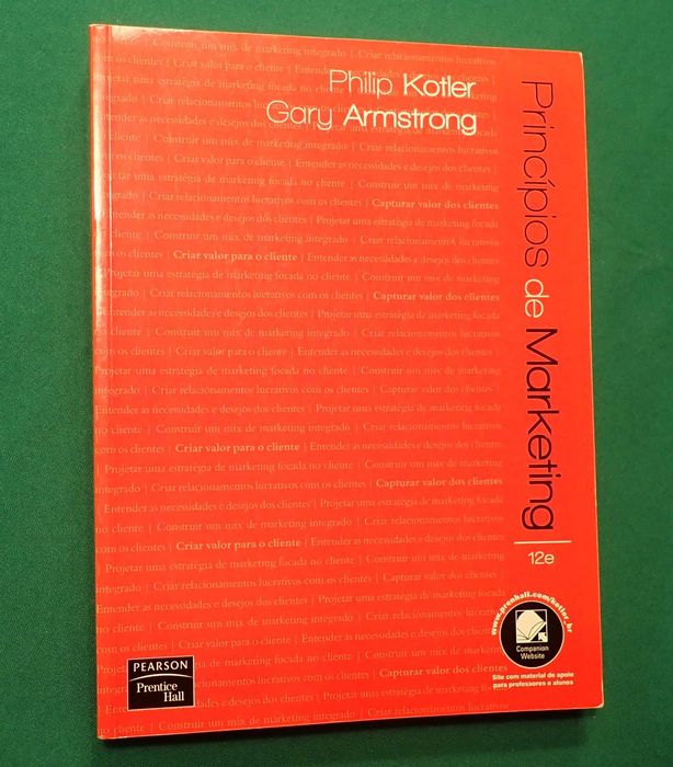Livro Princípios de Marketing 12 edição Philip Kotler Gary Amstrong