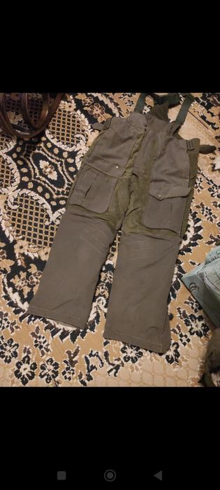 Grube ocieplane męskie spodnie idealne na ryby