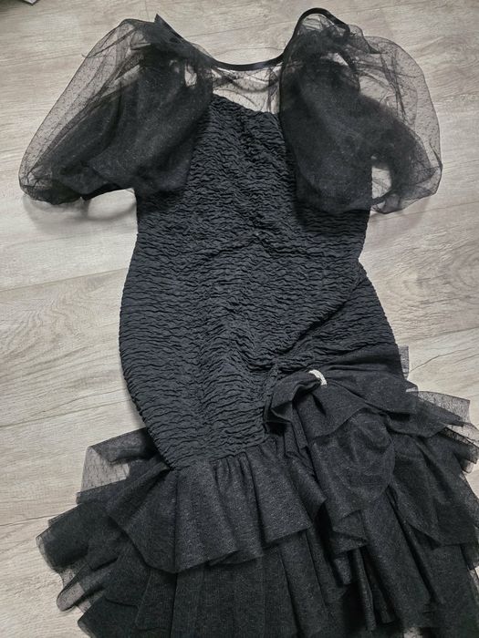 Sukienka  karnawał ,wesele,czarna rozmiar L/XL