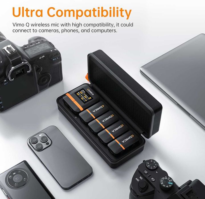 COMICA Vimo Q 2,4 ГГц Бездротова петлична мікрофонна система