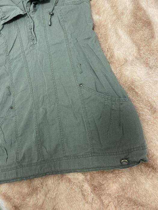 Lniana tunika len khaki cecil m/38