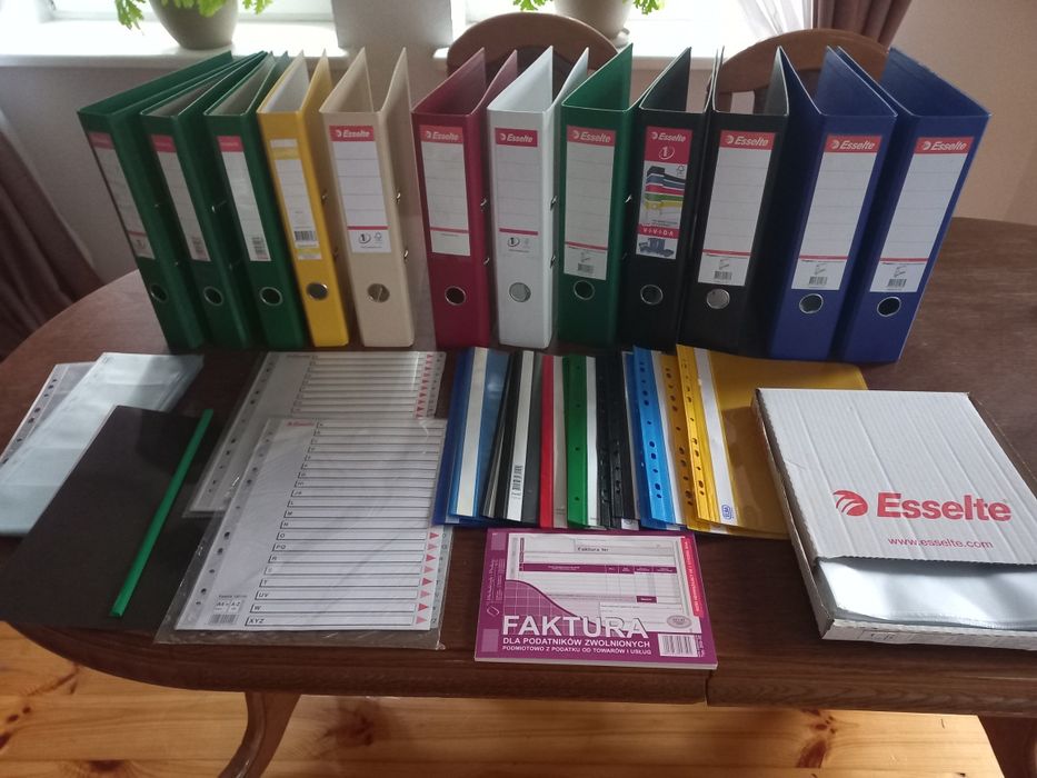 Segregatory, koszulki, wkladki A-Z