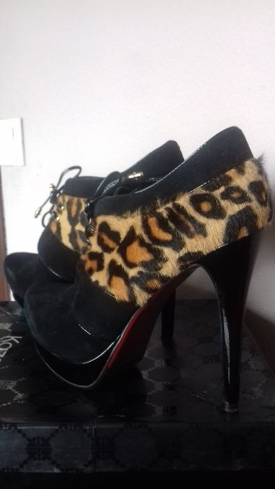 Kazar buty wysoki obcas.