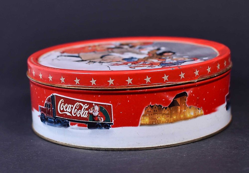 Pudełko Coca Cola Okrągłe 19cm