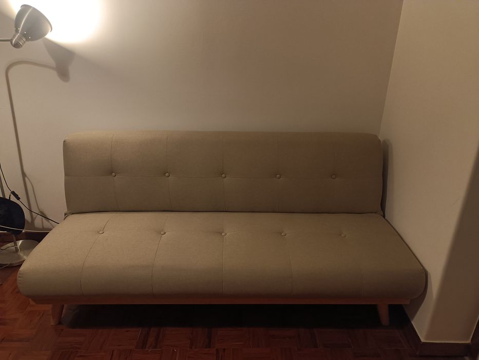 Sofá reclinável/cama de 2 lugares