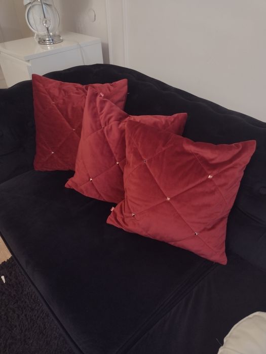 Home&you poszewki + obrus i serwetki welur Glamour Stan idealny rubics