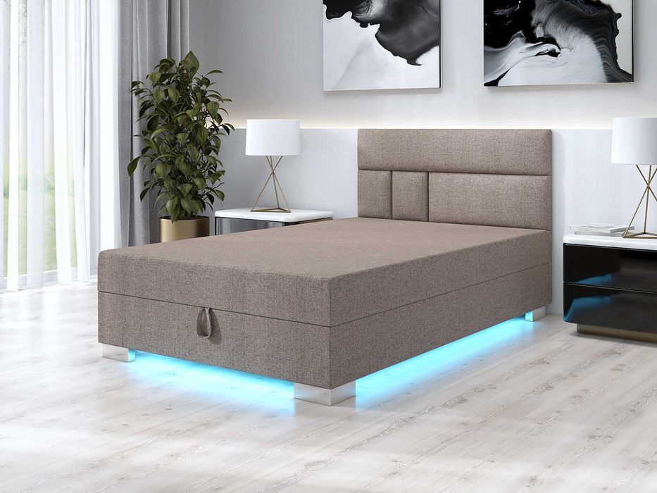 Kanapa jednoosobowa Tapczan z Materacem Łóżko pojedyncze Sofa Wersalka
