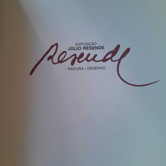 Catálogo de Exposição de Júlio Resende - Pintura- Desenho