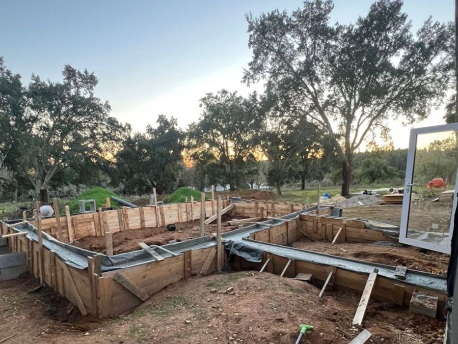 Fundações e trabalhos em betão com execução profissional