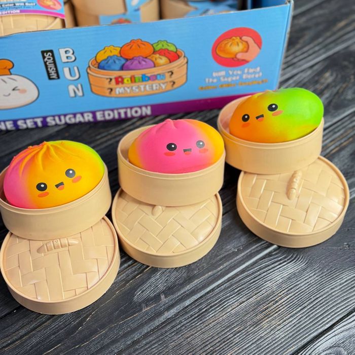 Антистресс Дітячий Іграшка Squishy Dumpling сюрприз дитяча іграшка тренд 2026, іграшка сюрприз булочка squishy Dumpling сквіш пельмень !