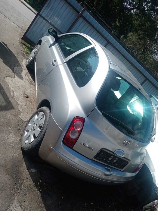 Разборка Nissan Micra K-12 крышка (ляда) дверь капот крыло двигатель: 3 ...