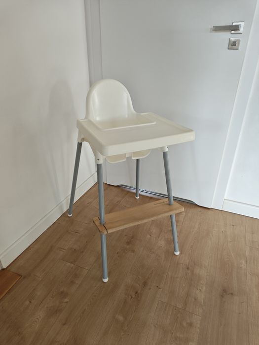 Krzesełko dla dziecka niemowlaka Ikea + podnóżek