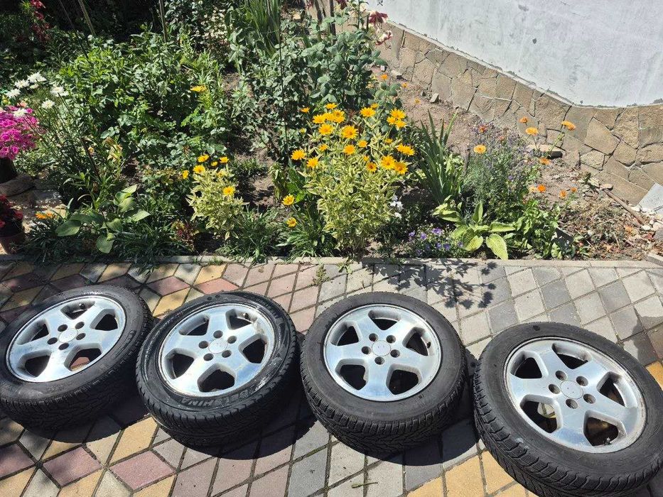 Титанові диски з гумою на 16