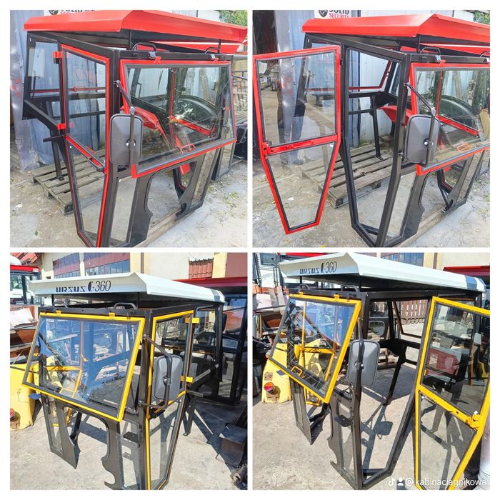 Kabina kabiny Ursus C-330 C-360 traktor bizon Mf Mtz T-25