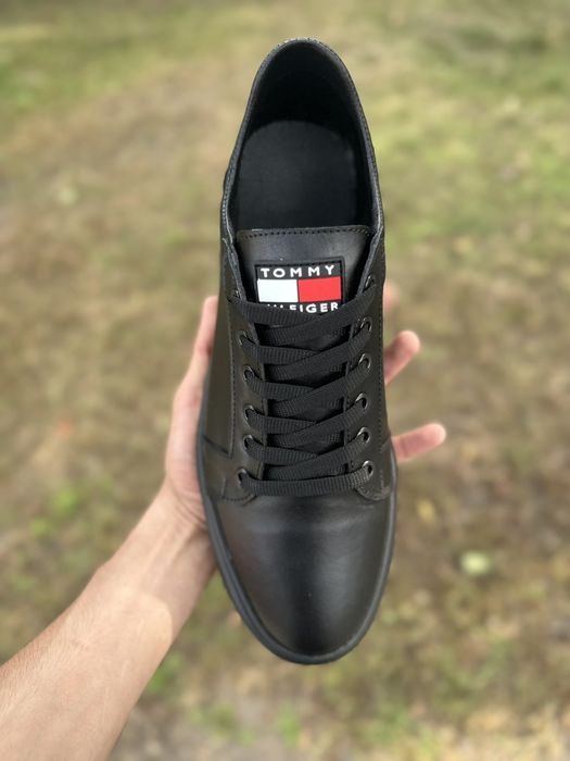 Кожаные мужские кеды, кроссовки  Tommy Hilfiger