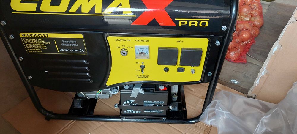 Продаю генератор новый COMAX pro 6 квт  обменяю на инверторный доплата