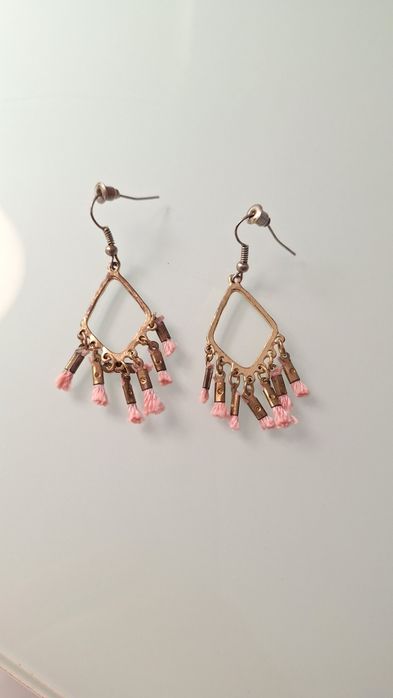 Brincos rosa maravilhoso