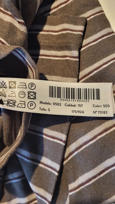 T-Shirt S Massimo Dutti linho e algodão