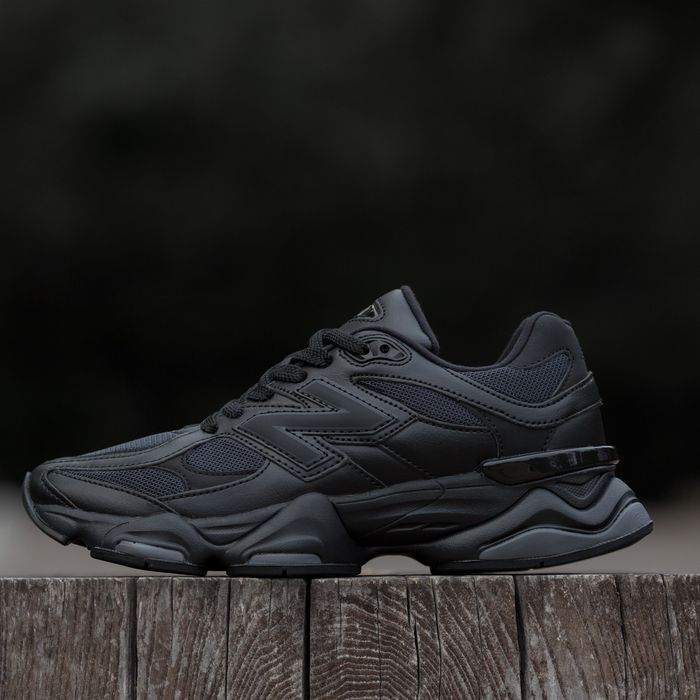 Кросівки New Balance 9060 Triple Black Leather premium