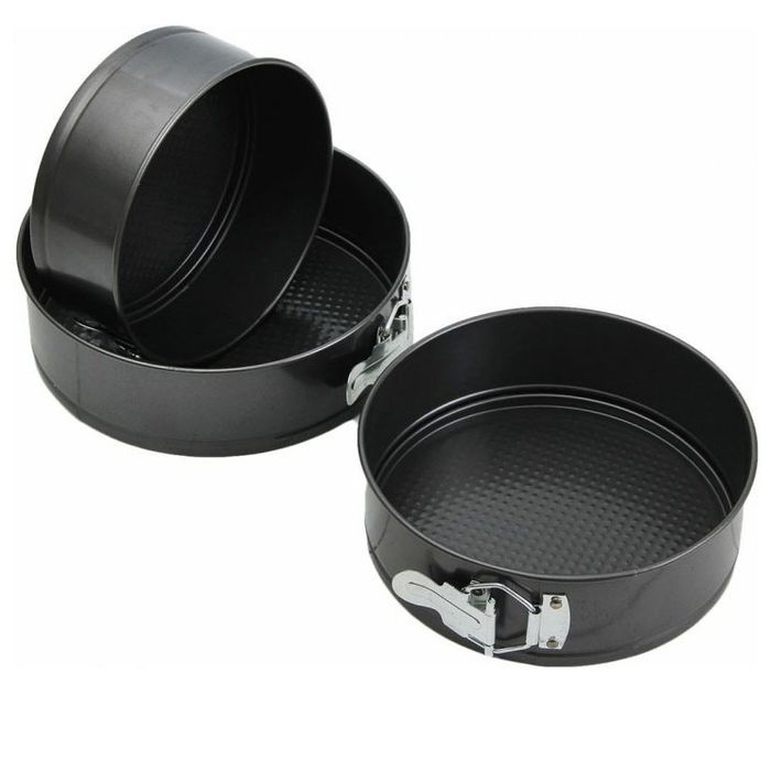 Набір форм для випікання 3шт • Метал • Роз’ємні • Торт / Запікання