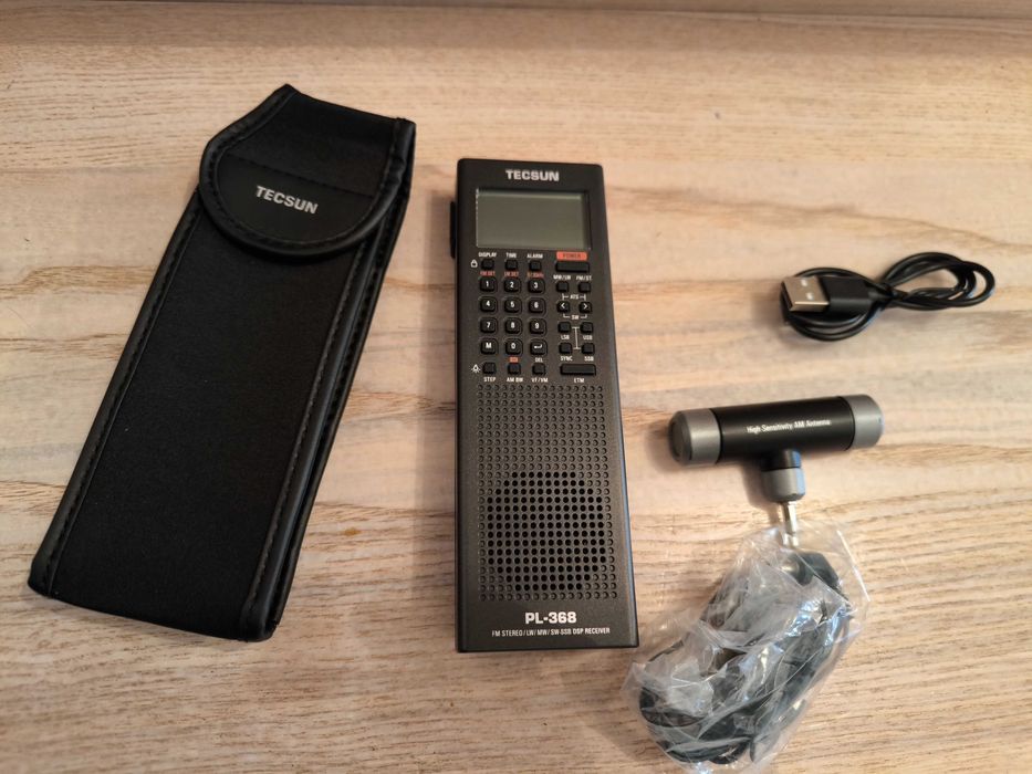 Radio pełnozakresowy odbiornik radiowy TECSUN PL368 DSP FM AM SSB