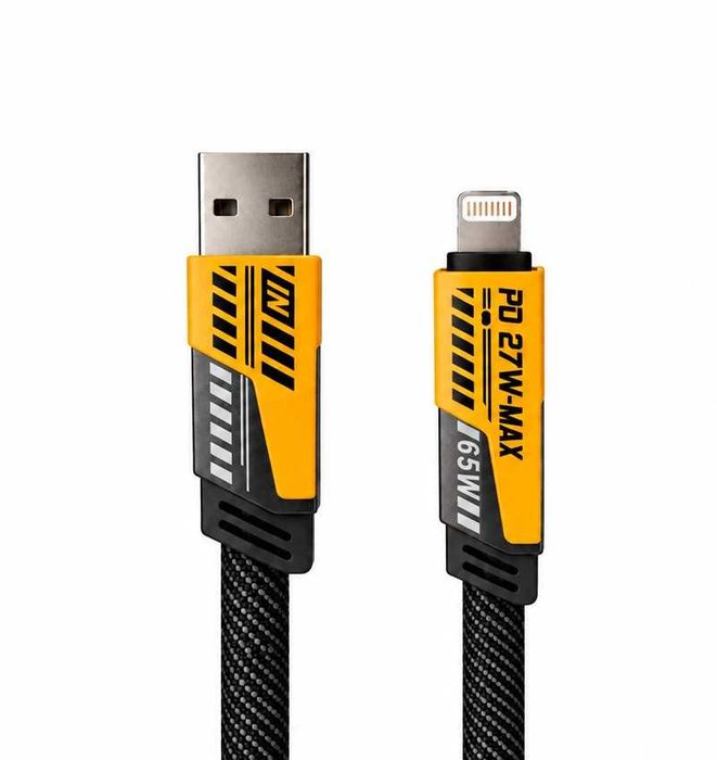 Зарядний кабель 4-в-1 PD 65W, довжина 1м (USB + Type-C → Type-C + Lightning) для iPhone, MacBook, Android, ноутбука і т д