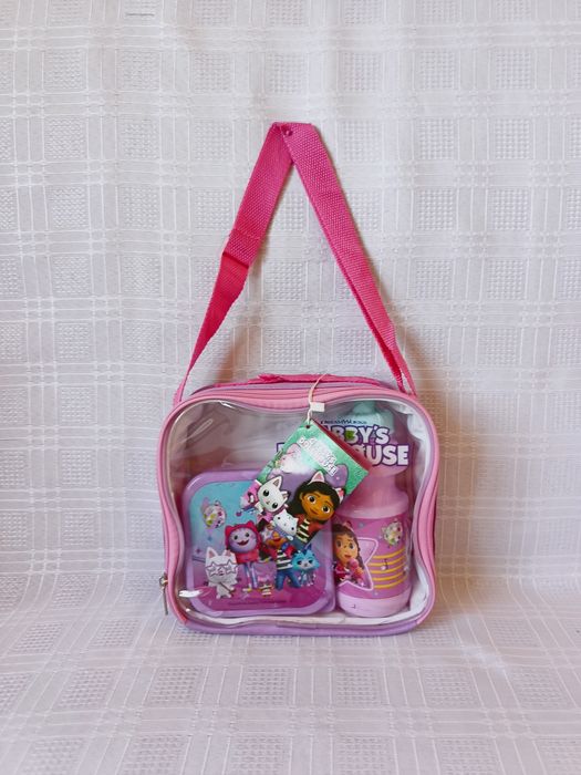 Zestaw śniadaniowy z torebką, nowy