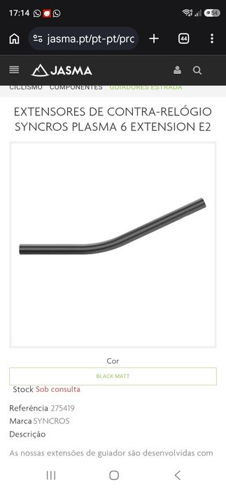 Extensores Scott Foil Syncros