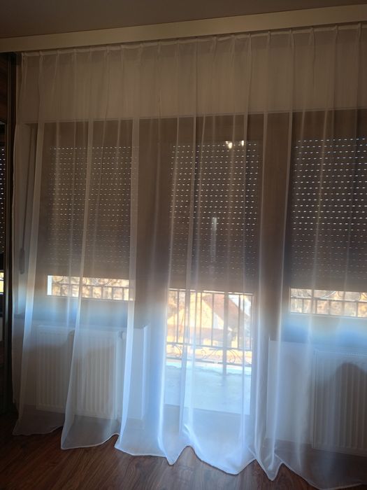 Firana woal na taśmie marszczącej 5 m/2,5 m