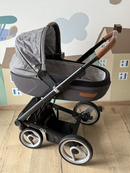 Wozek Mutsy 3w1 - gondola, spacerowka,spiwór, folia, moskitiera, torba